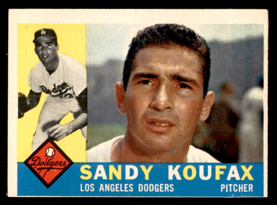 1960 Topps Baseball #343 Sandy Koufax Dodgers VG-EX 552769