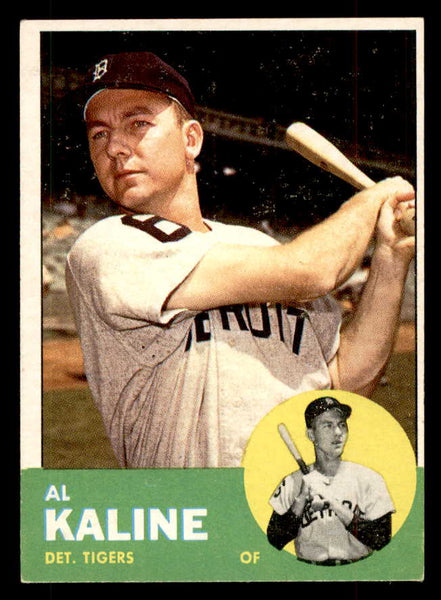 1963 Topps Baseball #025 Al Kaline Tigers EX 552798