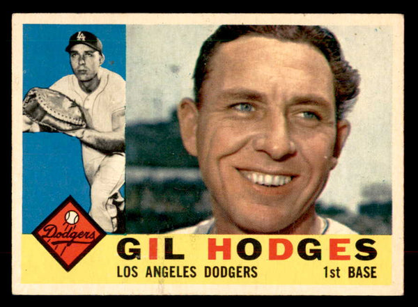1960 Topps Baseball #295 Gil Hodges Dodgers EX 552815