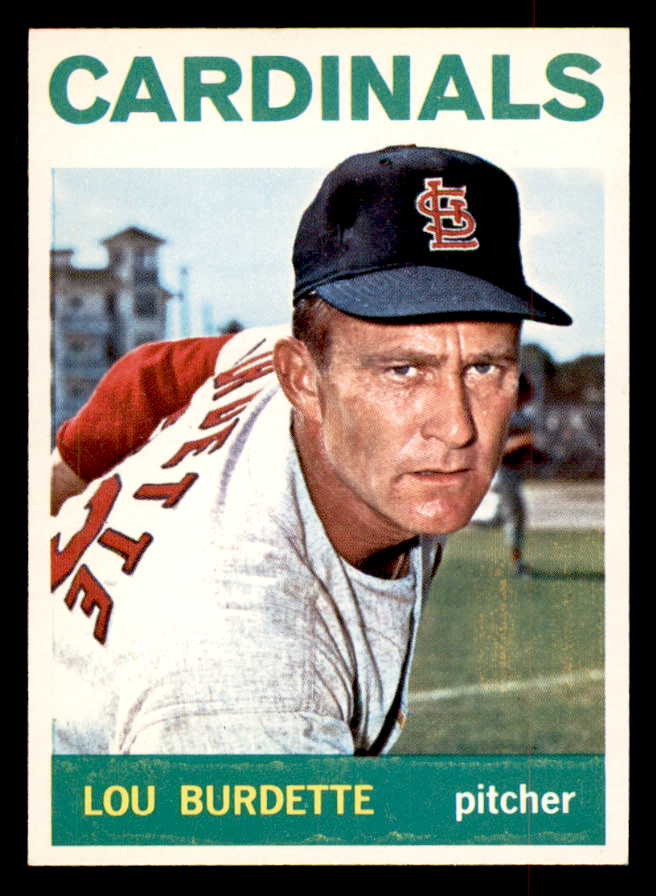 1964 Topps Baseball #523 Lou Burdette Cardinals NR-MT 552826