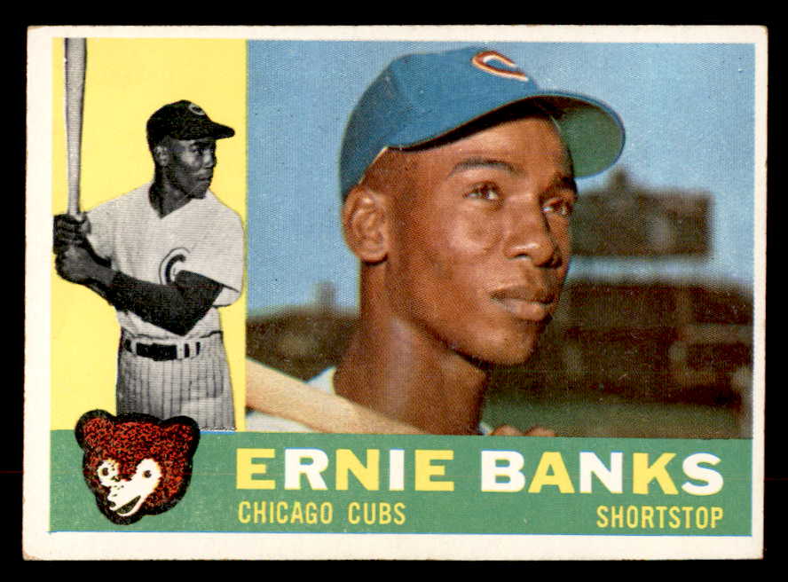 1960 Topps Baseball #010 Ernie Banks Cubs EX+/EX-MT 552829