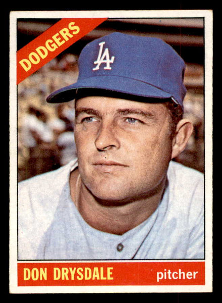 1966 Topps Baseball #430 Don Drysdale Dodgers EX-MT 552839