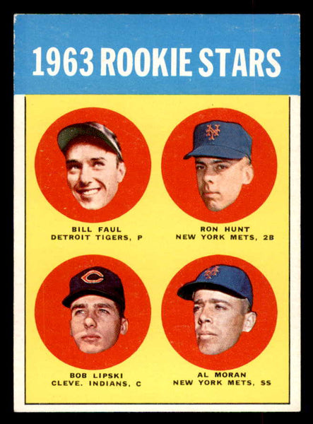 1963 Topps Baseball #558 Ron Hunt Mets EX 552873