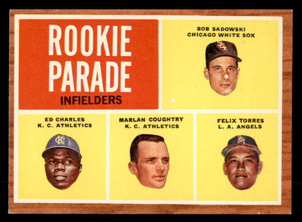 1962 Topps Baseball #595 Ed Charles A's EX-MT 552902