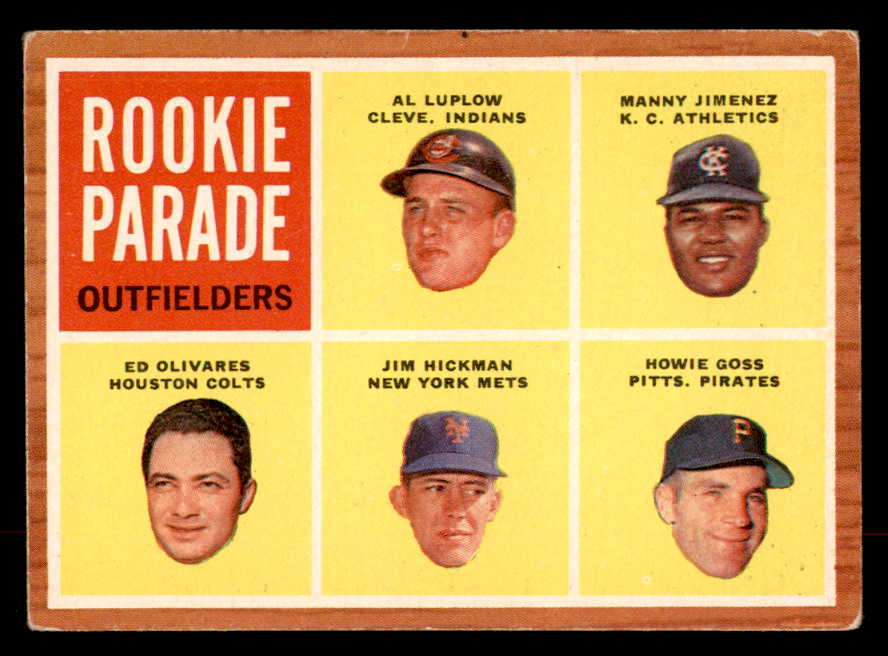 1962 Topps Baseball #598 Jim Hickman Mets VG-EX 552908