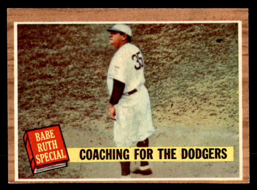 1962 Topps Baseball #142 Babe Ruth Yankees EX+/EX-MT 552918