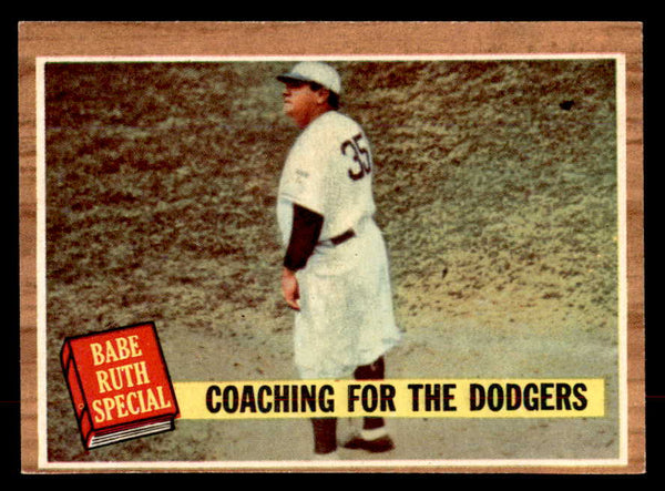 1962 Topps Baseball #142 Babe Ruth Yankees EX+/EX-MT 552918