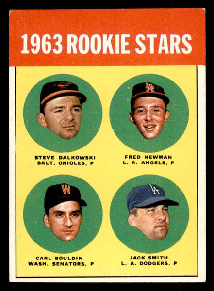 1963 Topps Baseball #496 Steve Dalkowski Orioles EX-MT 552924