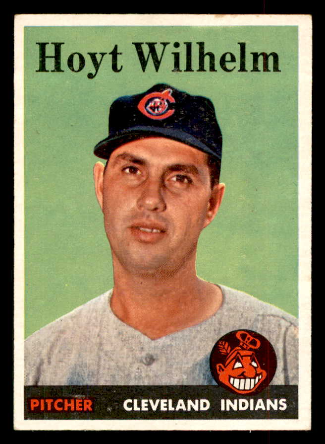 1958 Topps Baseball #324 Hoyt Wilhelm Indians EX+/EX-MT 552967