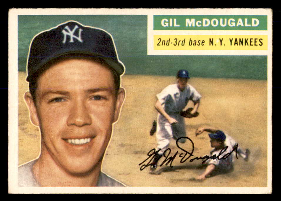 1956 Topps Baseball #225 Gil McDougald Yankees VG-EX 553058