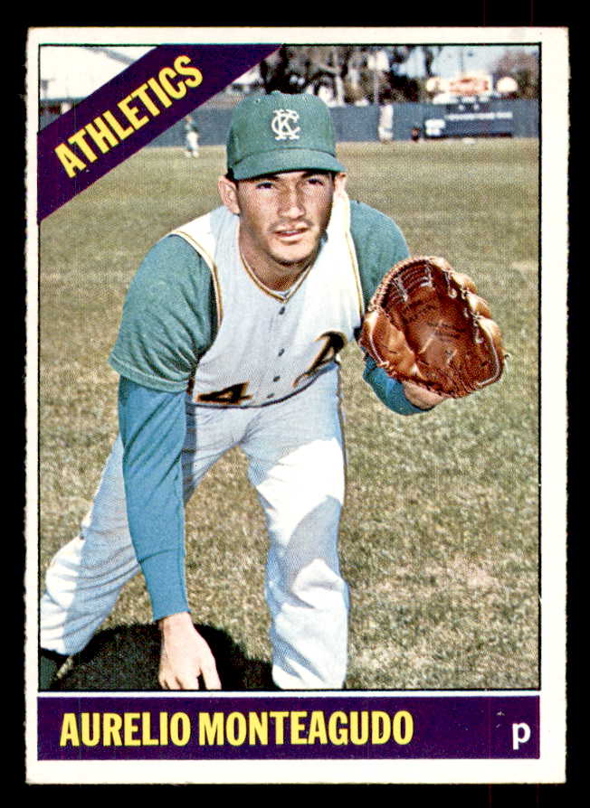 1966 Topps Baseball #532 Aurelio Monteagudo A's EX-MT 553091