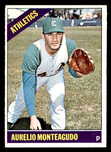 1966 Topps Baseball #532 Aurelio Monteagudo A's EX-MT 553091