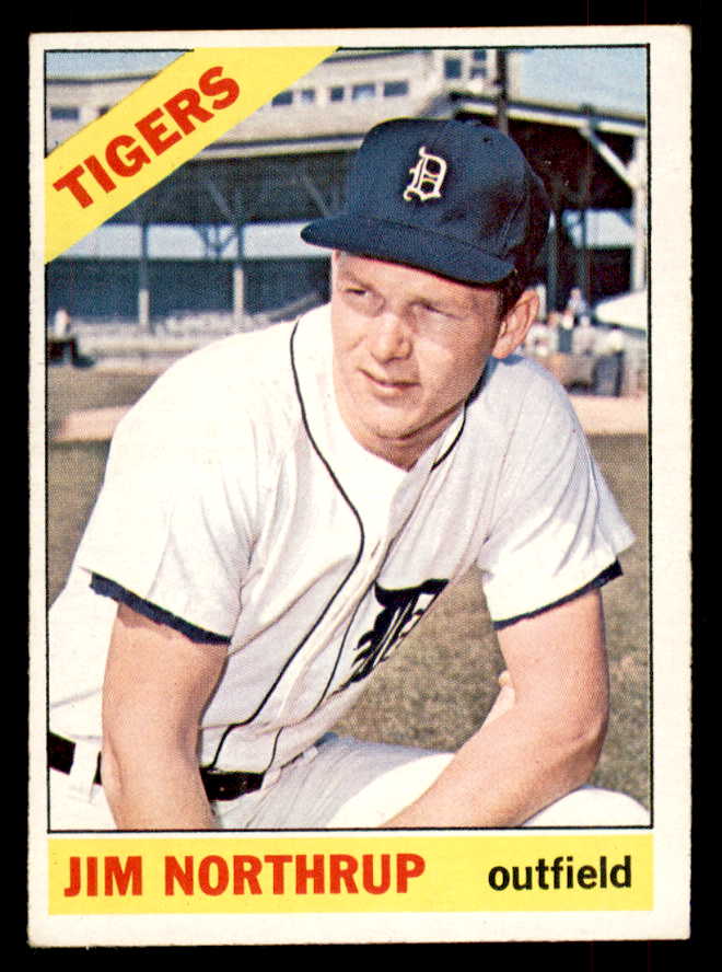 1966 Topps Baseball #554 Jim Northrup Tigers EX 553128
