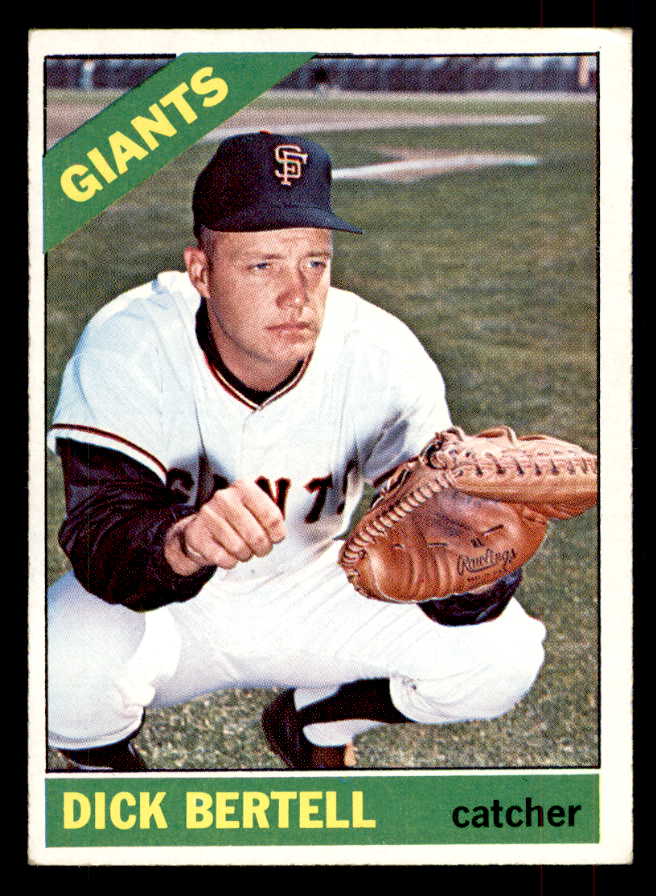 1966 Topps Baseball #587 Dick Bertell Giants VG-EX 553183