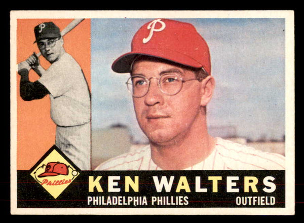 1960 Topps Baseball #511 Ken Walters Phillies EX+/EX-MT 553203