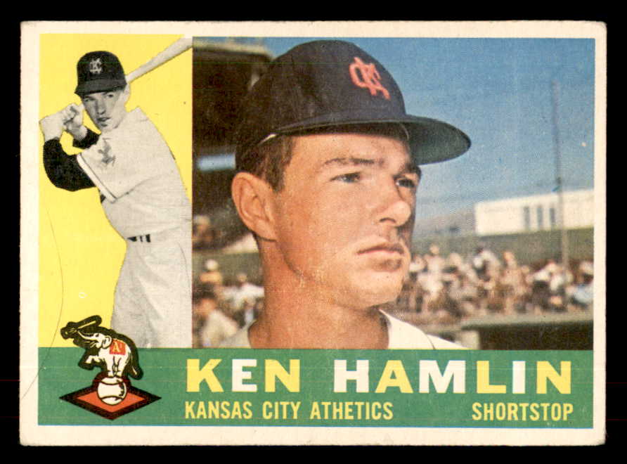1960 Topps Baseball #542 Ken Hamlin A's VG-EX 553244