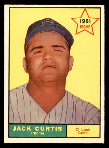 1961 Topps Baseball #533 Jack Curtis Cubs EX+/EX-MT 553284