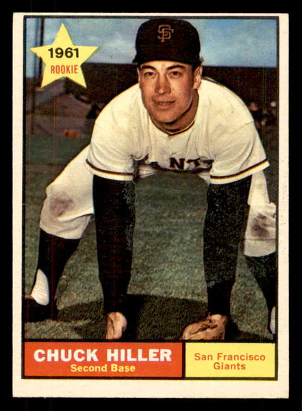 1961 Topps Baseball #538 Chuck Hiller Giants EX-MT 553290