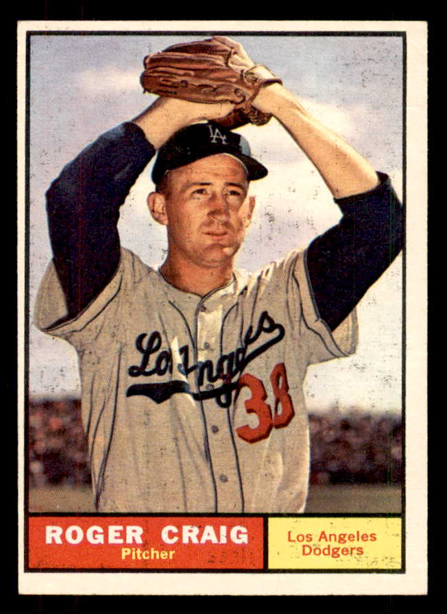 1961 Topps Baseball #543 Roger Craig Dodgers EX-MT 553295