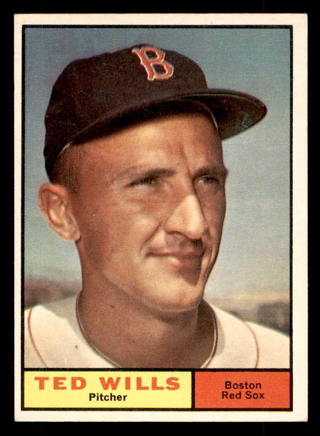 1961 Topps Baseball #548 Ted Wills Red Sox EX-MT 553302