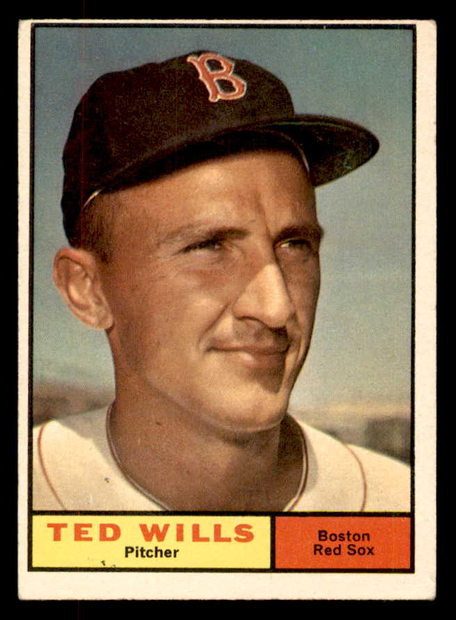 1961 Topps Baseball #548 Ted Wills Red Sox EX 553304