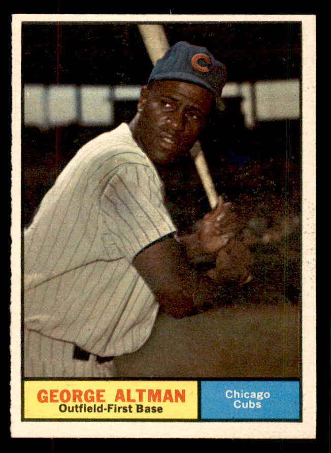 1961 Topps Baseball #551 George Altman Cubs NR-MT 553309