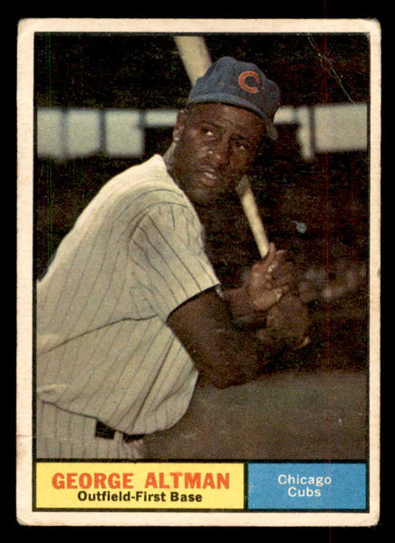1961 Topps Baseball #551 George Altman Cubs VG 553310