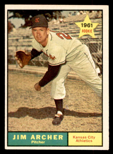 1961 Topps Baseball #552 Jim Archer A's EX-MT 553311