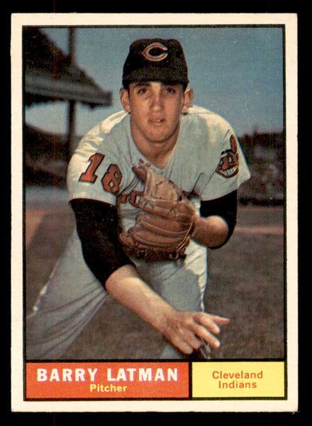 1961 Topps Baseball #560 Barry Latman Indians EX-MT 553322