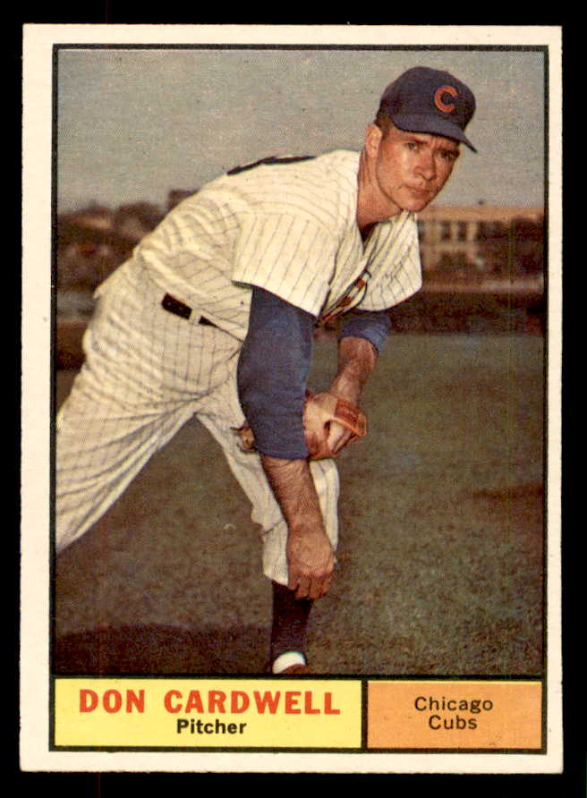 1961 Topps Baseball #564 Don Cardwell Cubs EX-MT 553328