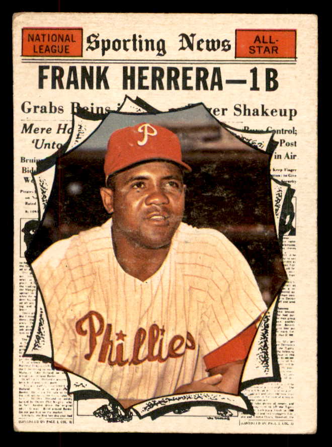 1961 Topps Baseball #569 Frank Herrera A.S. Phillies VG-EX 553337