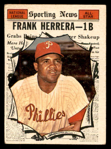 1961 Topps Baseball #569 Frank Herrera A.S. Phillies VG-EX 553337
