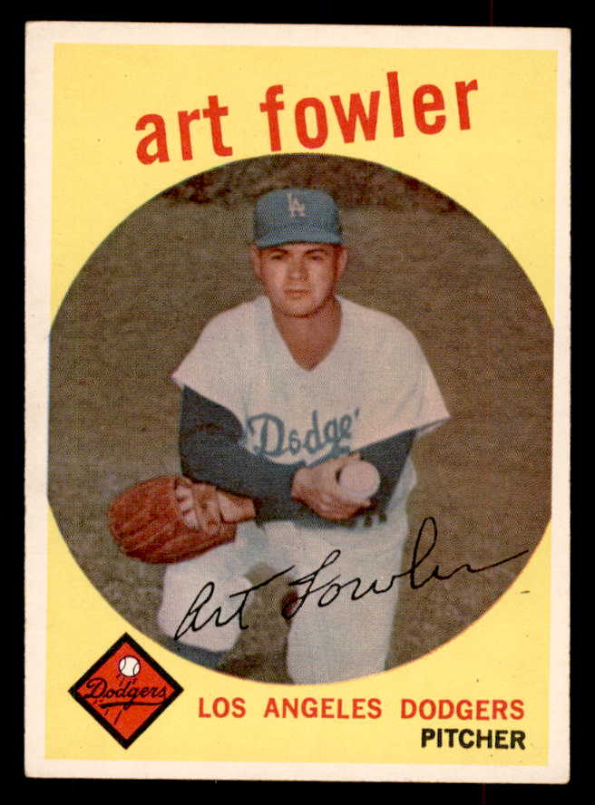 1959 Topps Baseball #508 Art Fowler Dodgers EX-MT 553353