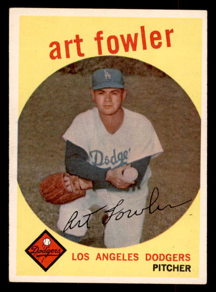 1959 Topps Baseball #508 Art Fowler Dodgers EX-MT 553353
