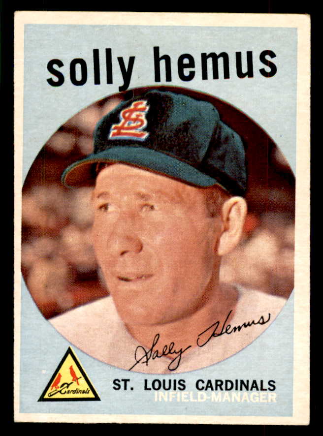 1959 Topps Baseball #527 Solly Hemus Cardinals EX-MT 553367