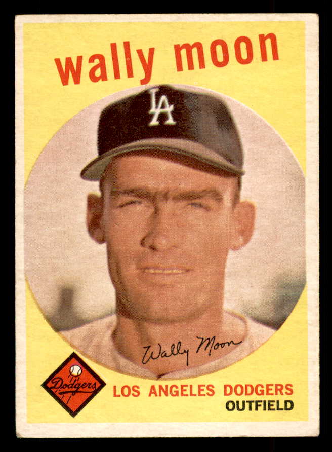 1959 Topps Baseball #530 Wally Moon Dodgers VG-EX 553370