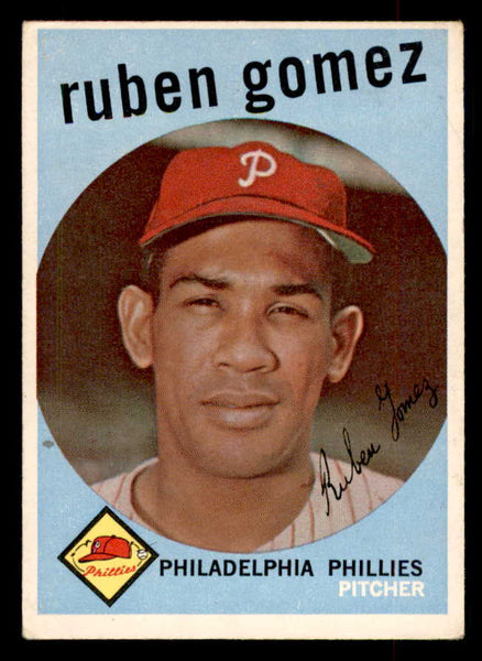 1959 Topps Baseball #535 Ruben Gomez Phillies VG-EX 553375