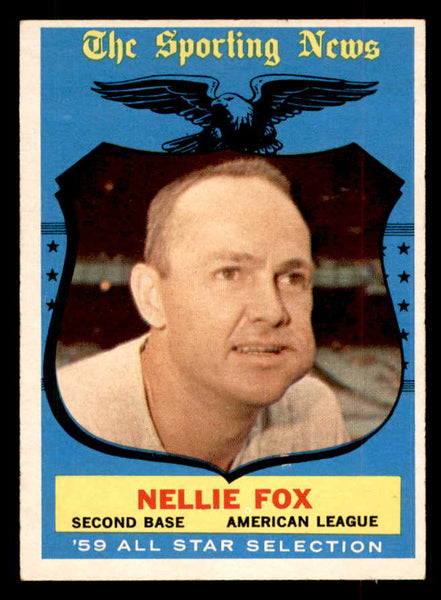 1959 Topps Baseball #556 Nellie Fox A.S. White Sox EX+/EX-MT 553394