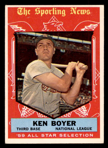 1959 Topps Baseball #557 Ken Boyer A.S. Cardinals VG-EX 553395
