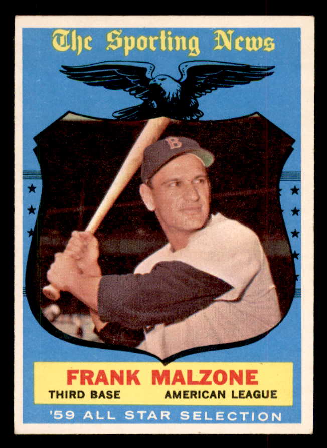 1959 Topps Baseball #558 Frank Malzone A.S. Red Sox EX-MT 553396