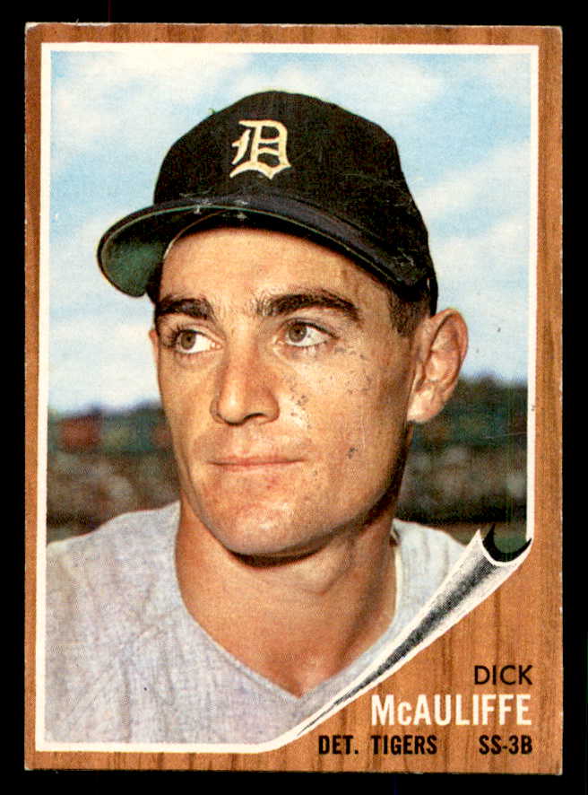 1962 Topps Baseball #527 Dick McAuliffe Tigers EX+/EX-MT 553412