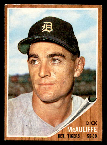 1962 Topps Baseball #527 Dick McAuliffe Tigers EX+/EX-MT 553412