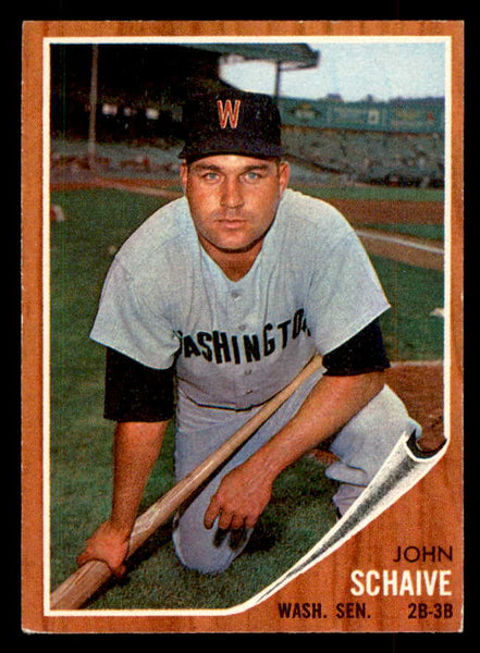 1962 Topps Baseball #529 John Schaive Senators EX-MT 553416