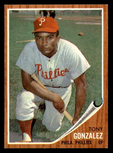 1962 Topps Baseball #534 Tony Gonzalez Phillies NR-MT 553421