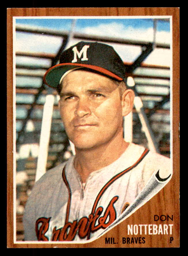 1962 Topps Baseball #541 Don Nottebart Braves NR-MT 553432