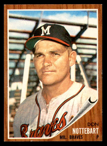1962 Topps Baseball #541 Don Nottebart Braves NR-MT 553432