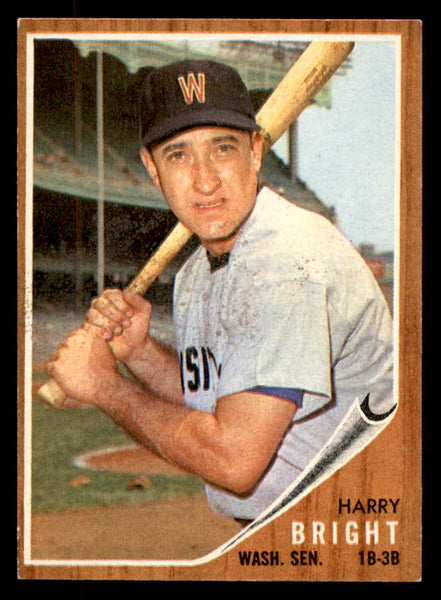 1962 Topps Baseball #551 Harry Bright Senators EX-MT 553449
