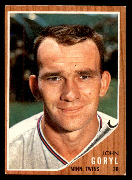 1962 Topps Baseball #558 John Goryl Twins EX-MT 553462