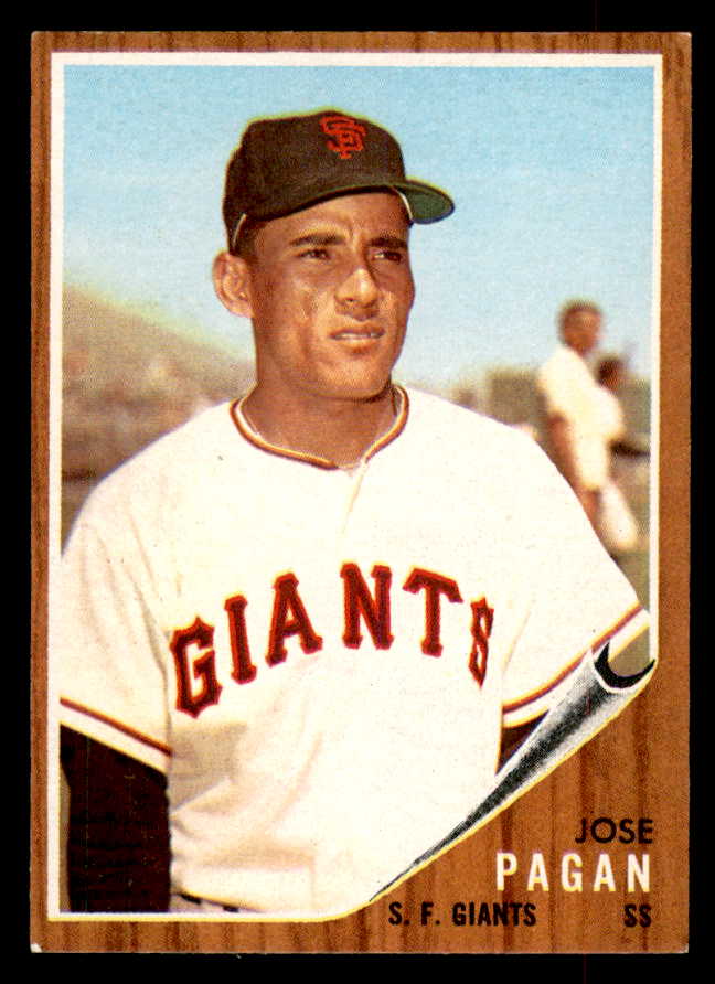 1962 Topps Baseball #565 Jose Pagan Giants EX-MT 553477