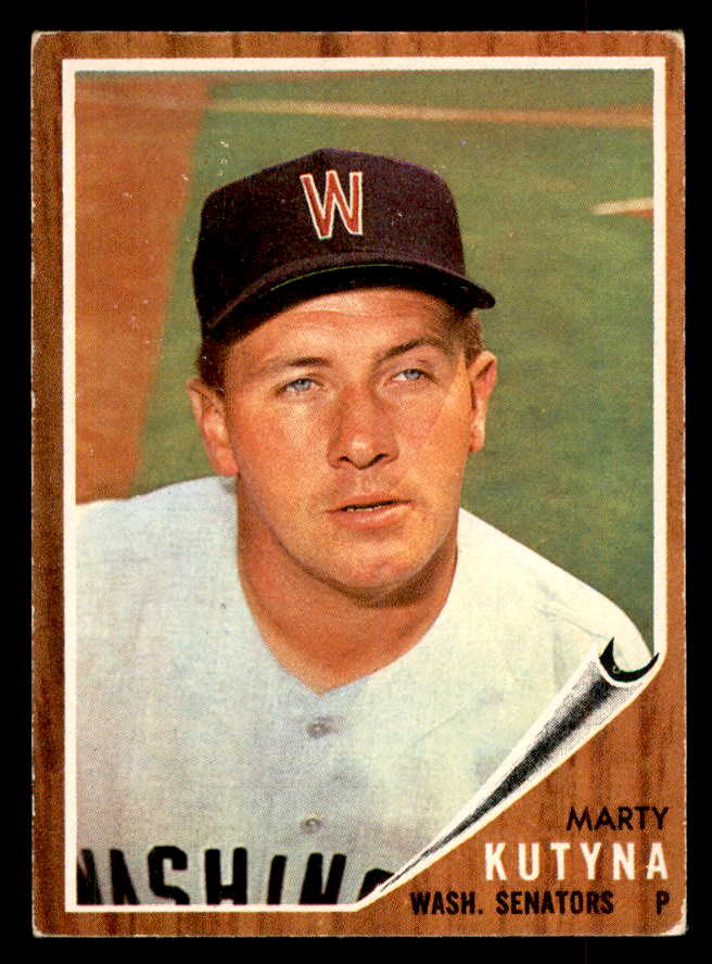 1962 Topps Baseball #566 Marty Kutyna Senators EX 553480